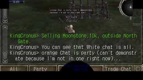 Last Chaos Tutorials 3 - The Chat Interface