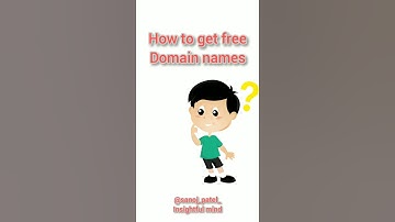 How to buy a free Domain name for your website. Sanoj Patel. Insightful Mind. #shorts #youtubeshorts
