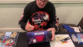 David Naughton signing for me at Monster-Mania Convention 54 in Hunt Valley, MD 4/15/2023