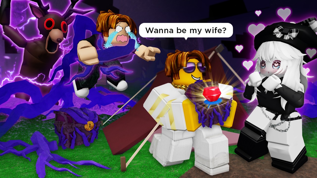 J4CK PICKED THE EMO GIRL OVER BACON! 😳🖤 99 NIGHTS IN THE FOREST - Funny Moments