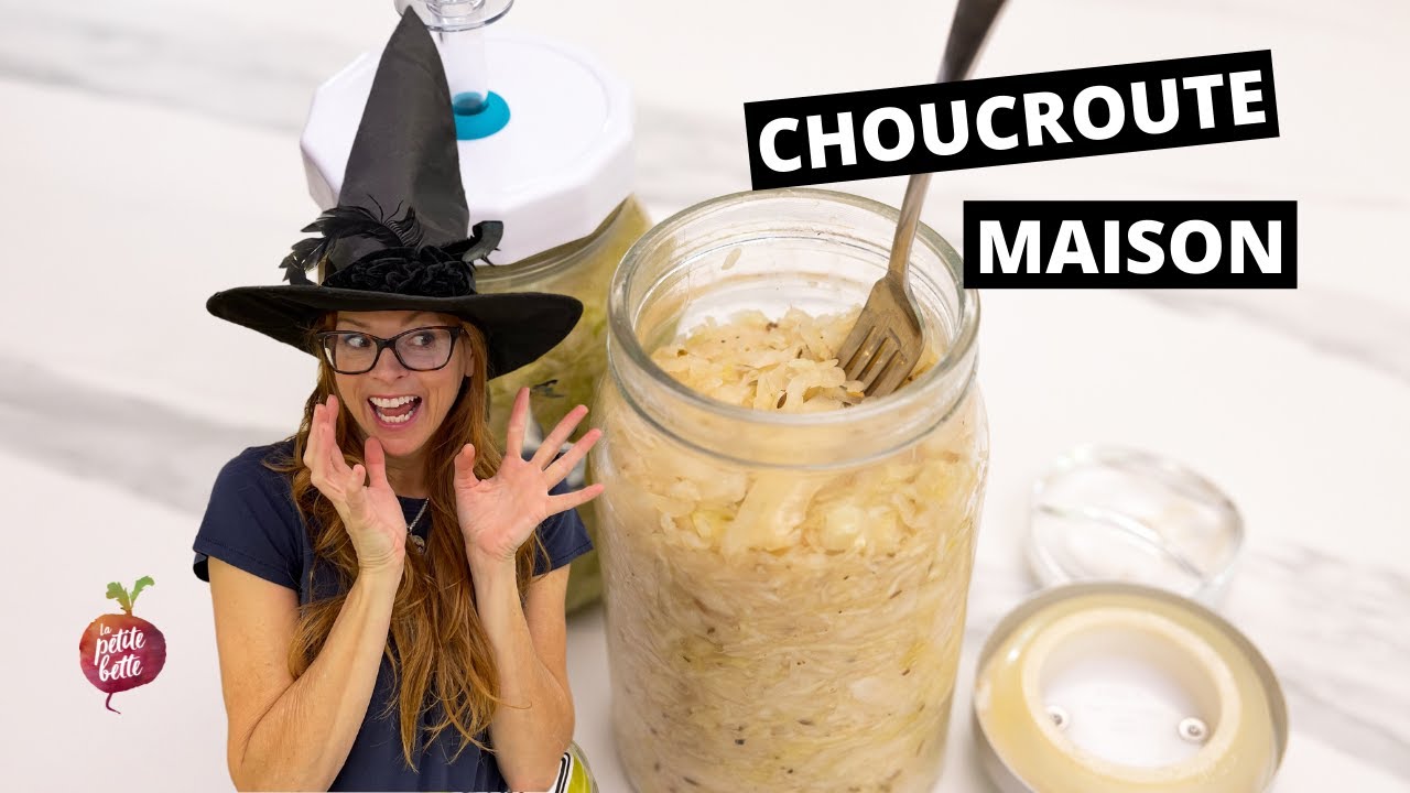 CHOUCROUTE MAISON  🍽 COMMENT FAIRE LA CHOUCROUTE lacto fermentation La petite bette