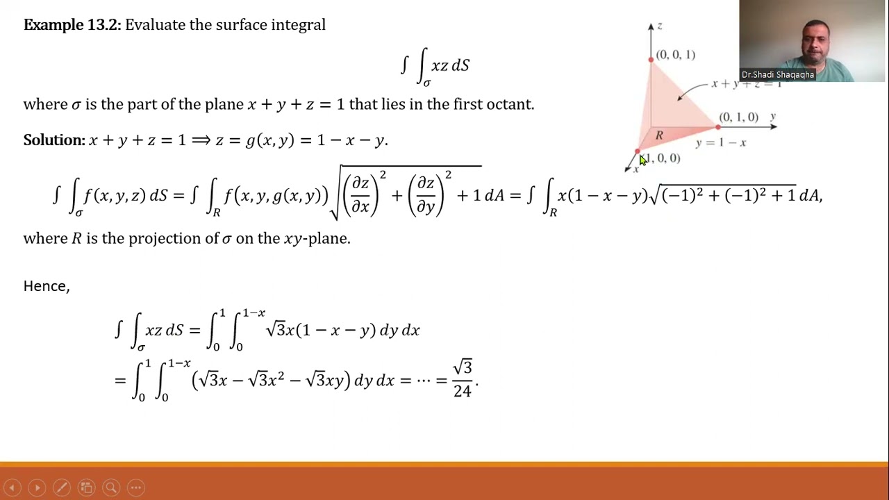 Surface Integrals YouTube