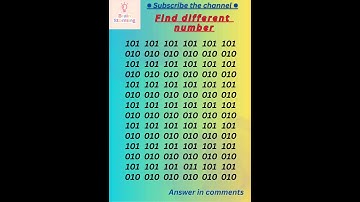 Find different hidden number 🧐🔎🤓🏆 | Brain Storming | #shorts #viral #trending #mathpuzzle #ytshorts