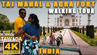 TAJ MAHAL & AGRA Fort India 4K UHD walking tour