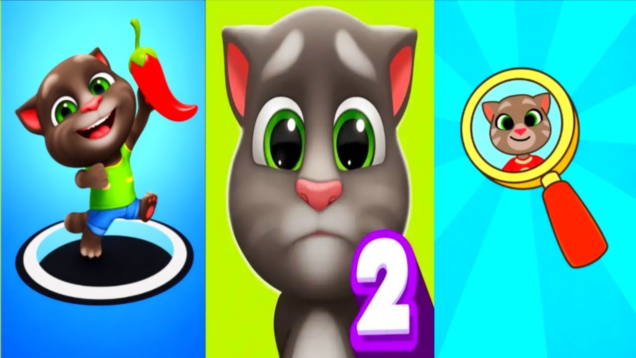 Talking Tom 2 vs Seek & Find vs Hole Quest 🧀🧀🧀