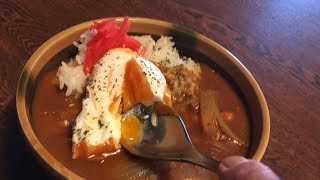 「ニンニクツナカレー」