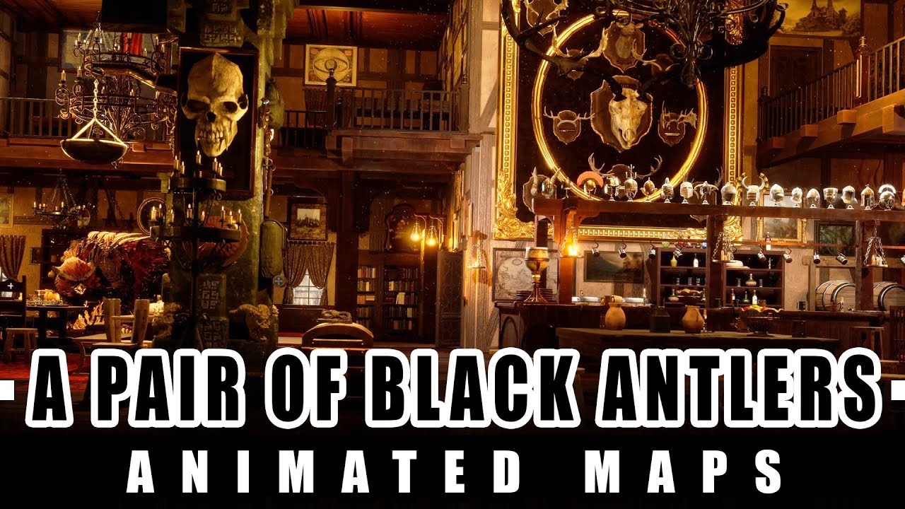 A Pair of Black Antlers Tavern | Descent Into Avernus Compatible ...