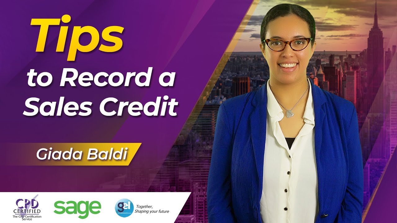 Tips to Record a Sales Credit