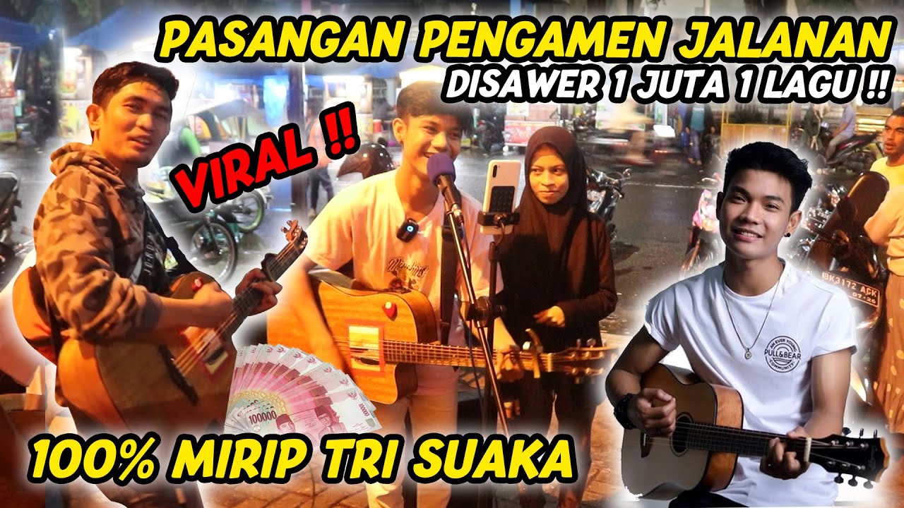 1 LAGU DIBAYAR 1 JUTA !!! PENGAMEN BERSUARA MERDU INI GEMETARAN SAMPE NANGIS !! BANG EDI IKUT NGAMEN