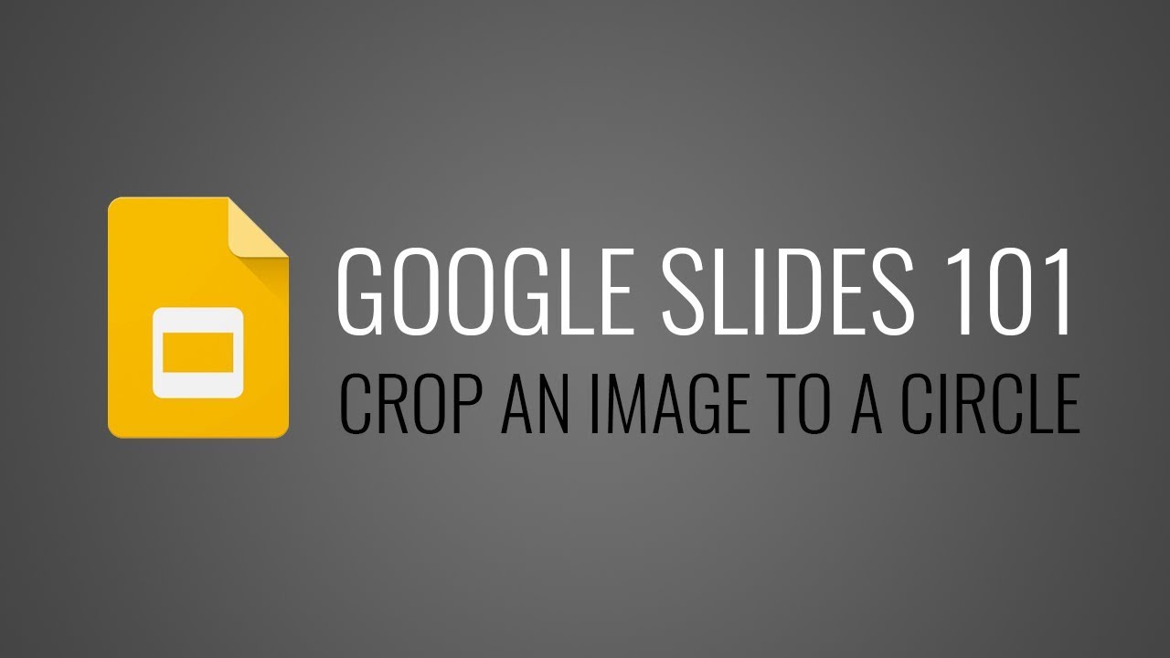 google presentation crop image circle