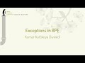 Exceptions in BPF - Kumar Kartikeya Dwivedi