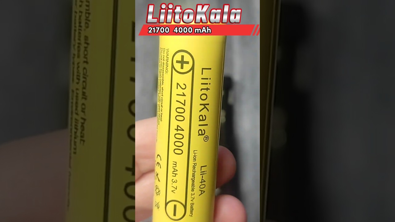 Liitokala 21700 4000mAh. Real capacity. 