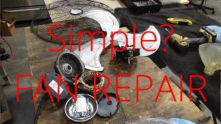 Fan repair, Shop fan not working. electrical repair.