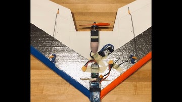 Delta Flying Wing Pusher - Shortened version - Easy to fly RC Plane