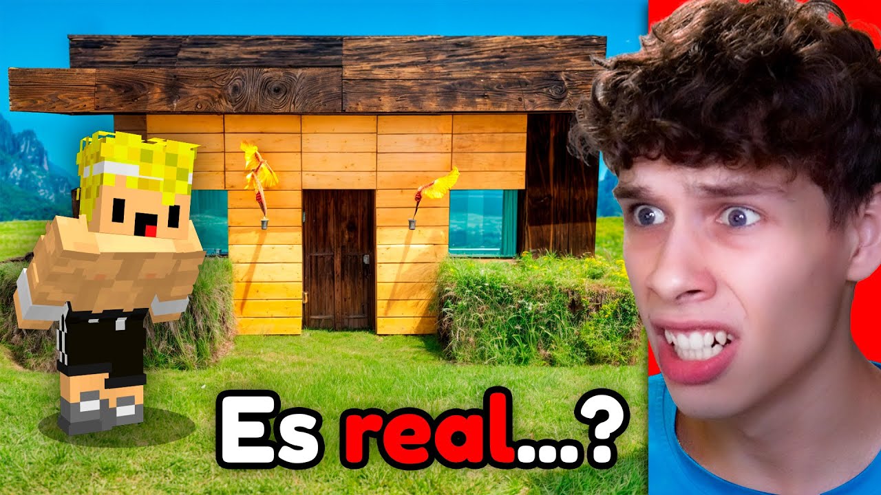 CONTRUÍ una CASA DE MINECRAFT en LA VIDA REAL