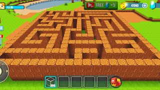 World Craft Building Gameplay | Big Wooden Maze screenshot 5