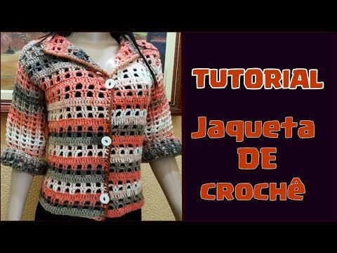 jaquetinha de crochê