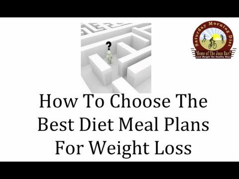 How To Choose The Best Diet Meal Plan - The Saturday Morning Diet - YouTube