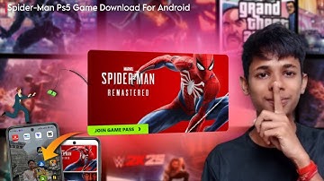 spider-man ps5 game download for android | spider-man 2 game download kaise karen |Pc on mobile game