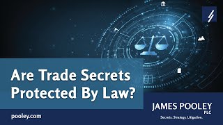 Are Trade Secrets Protected by Law — James Pooley Trade Secret Expert