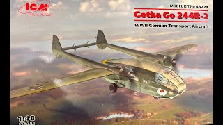 NEW ICM Gotha 244B-2 1/48 review (#48224)