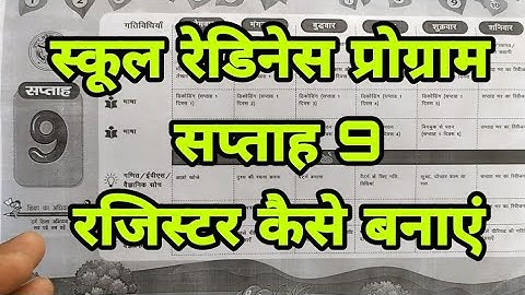 school readiness program week 9.school readiness program.school teacher.dinesh k official.