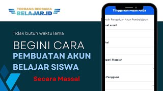 Cara Terbaru Permohonan Akun Siswa Secara Massal
