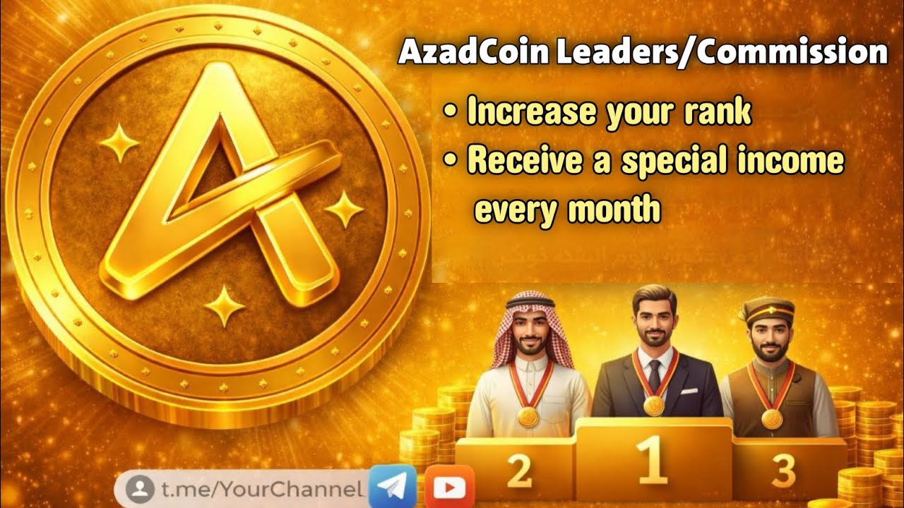 Exclusive perks for Azad Coin leaders 🏅
