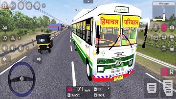 Download HRTC BUS MOD | BUSSID New Mod - Bus Simulator Indonesia Android Gameplay | TATA Bus Game