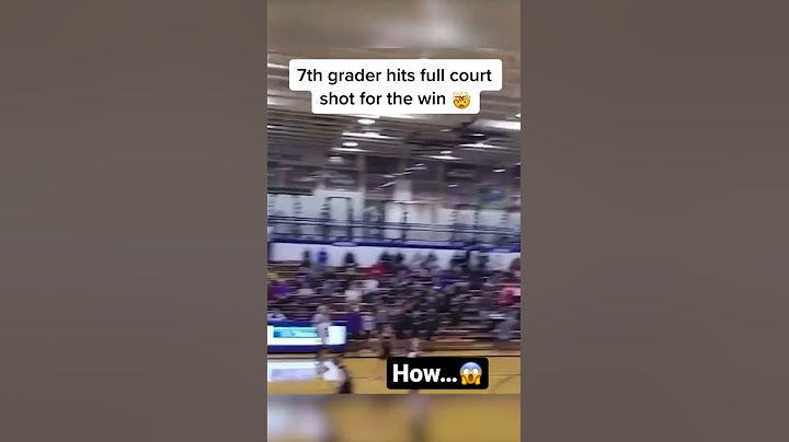 He made a FULL COURT SHOT FOR THE WIN 🏆😱 #shorts