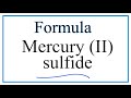 Mercury and Sulfur Chemistry