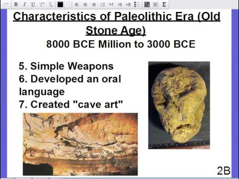 Paleolithic vs neolithic