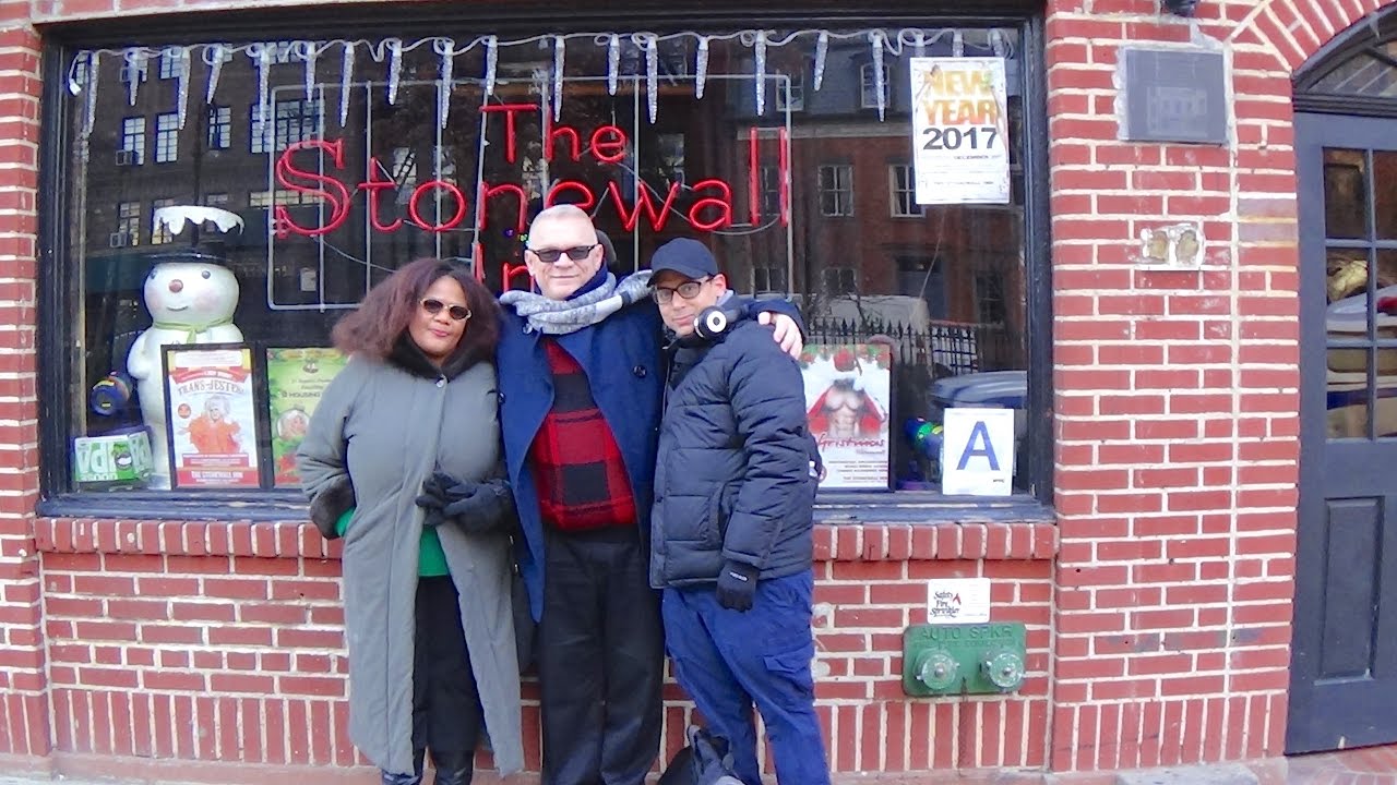 Film shoot at stonewall bar in NYC