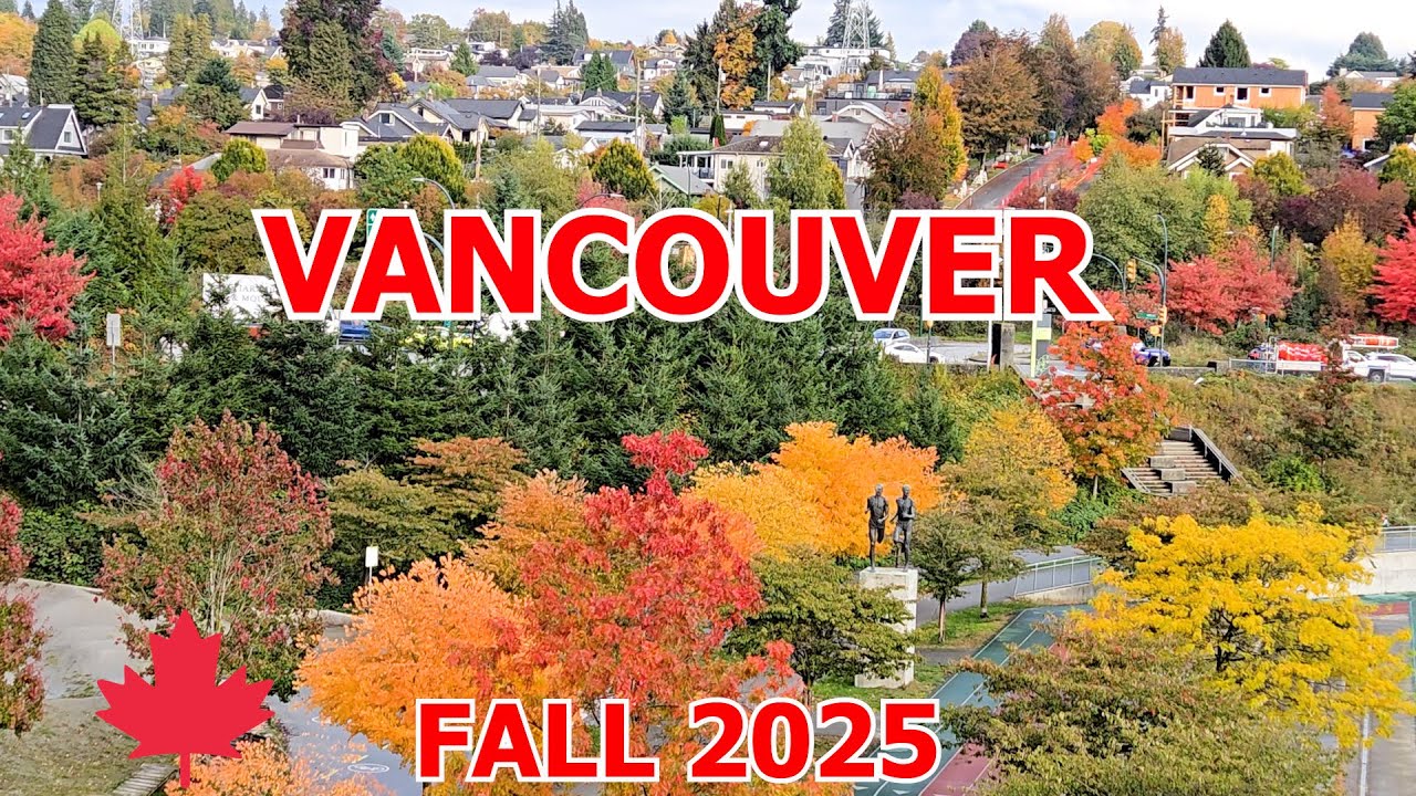Vancouver Autumn Foliage 2025 - Season of Colours - Vancouver Walks
