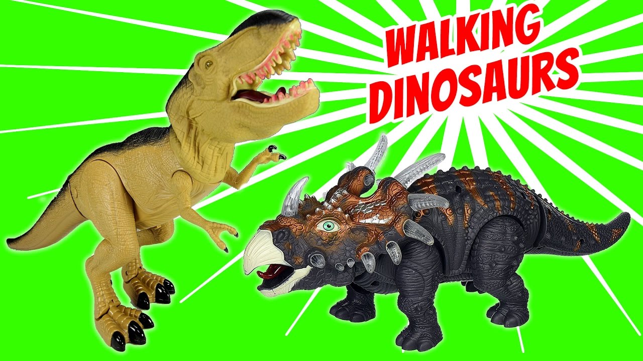 t rex walking dinosaur