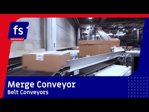 Combining transport with the Merge Conveyor! | Mat-Top Conveyors | FS Solutions