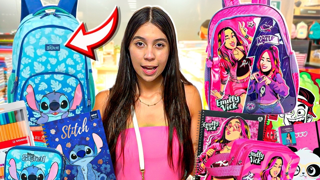 COMPRANDO MEUS MATERIAIS ESCOLARES DE 2026 | Sarah de Araújo