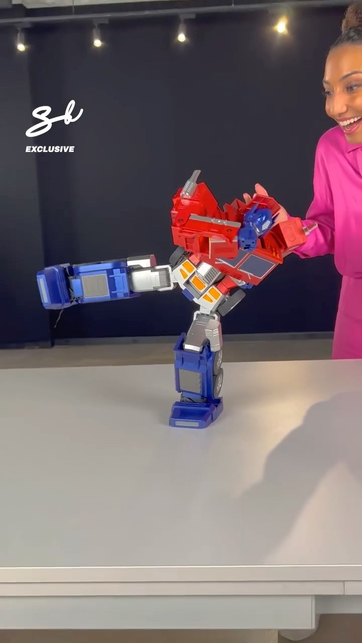 Optimus Prime is ready to roll out  ? #optimusprime #toy #cooltech