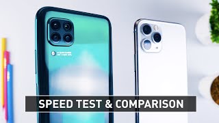 Huawei Nova 7i vs iPhone 11 Pro SPEED TEST | Zeibiz