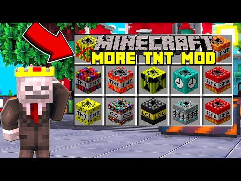 ЛУЧШИЙ МОД НА ДИНАМИТ! super tnt / ОБЗОР МОД В МАЙНКРАФТ