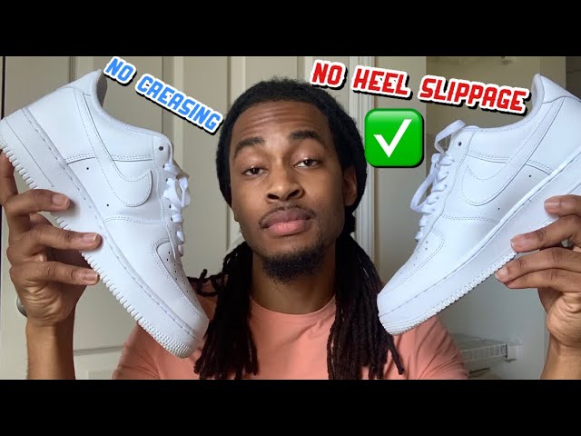 HOW TO LACE AIR FORCE ONES LOW (AVOID CREASING) - YouTube