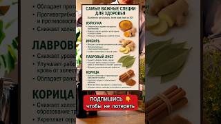 Самые полезные специи для здоровья!