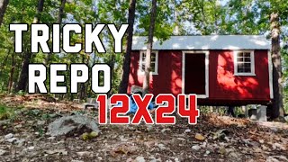 Shed Repo in the Ozark mountains! #repo #shed #tinyhome
