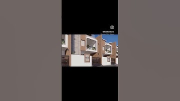 Lumion cinematic walkthrough / row bungalow / Elevation design