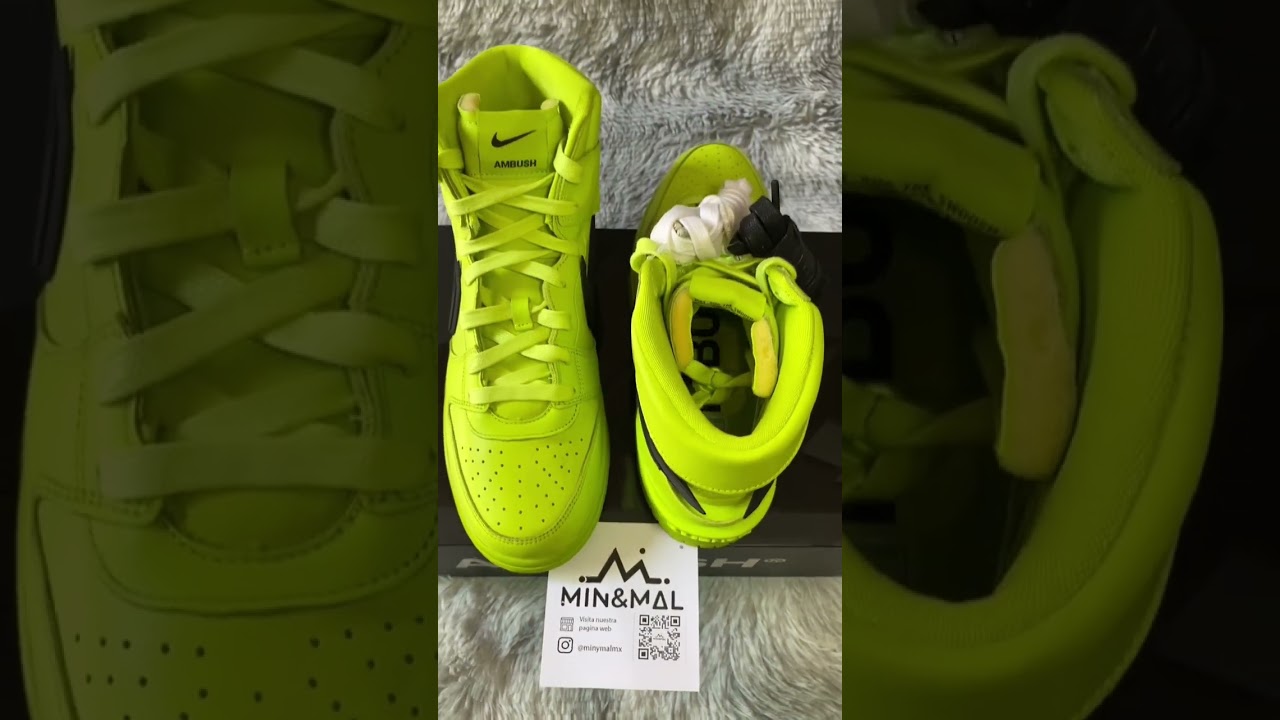 Nike Dunk High x AMBUSH Flash Lime 