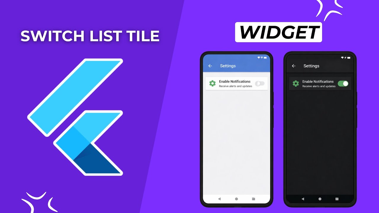 Учебное пособие по Flutter для начинающих и продвинутых пользователей — виджет SwitchListTile