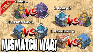 I Challenged Viewers to a 5v5 Mismatch War! - Clash of Clans