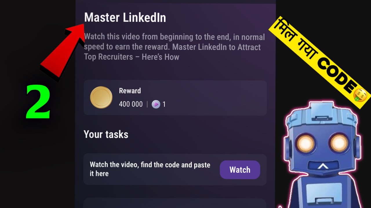Master LinkedIn | Tapswap Video Code - YouTube