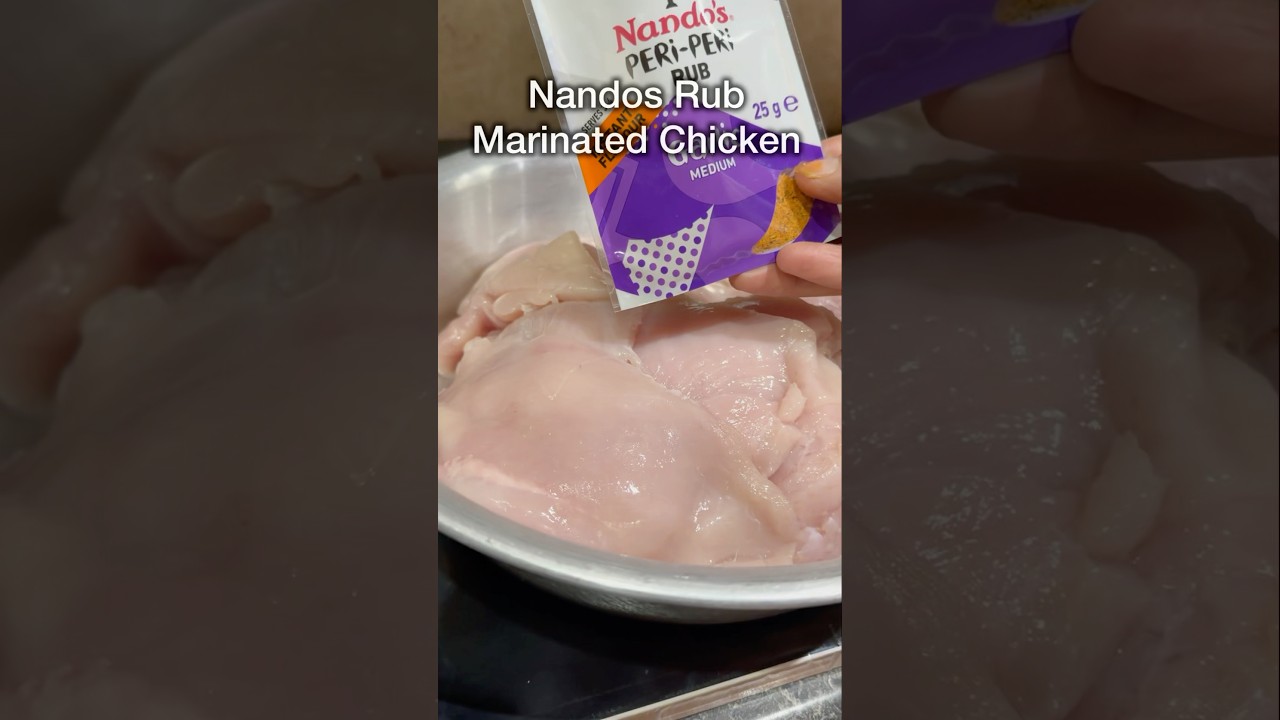 Marinate Chicken Fillets in Minutes! 🍗 Using Nando’s Rub 