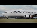 GUSTY APPROACH - Qantas 737-838 Landing Melbourne - [VH-XZD]